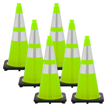 Reflective Traffic Cones 6 Pack