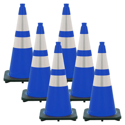 Reflective Traffic Cones 6 Pack