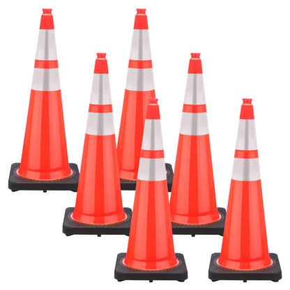 Reflective Traffic Cones 6 Pack