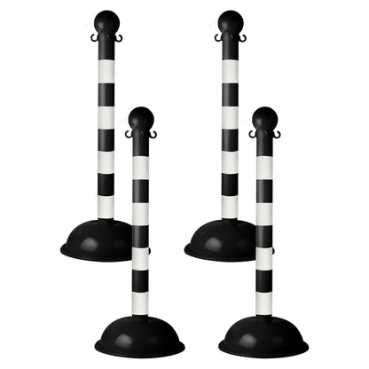 Striped Plastic Stanchions