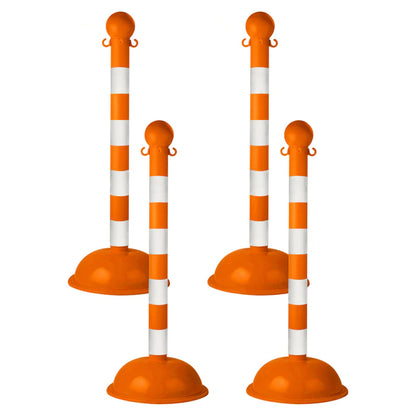 Striped Plastic Stanchions