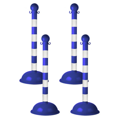 Striped Plastic Stanchions