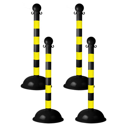 Striped Plastic Stanchions