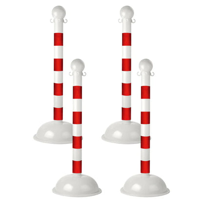 Striped Plastic Stanchions