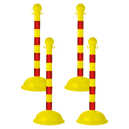 Striped Plastic Stanchions