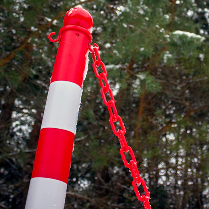 Striped Plastic Stanchions