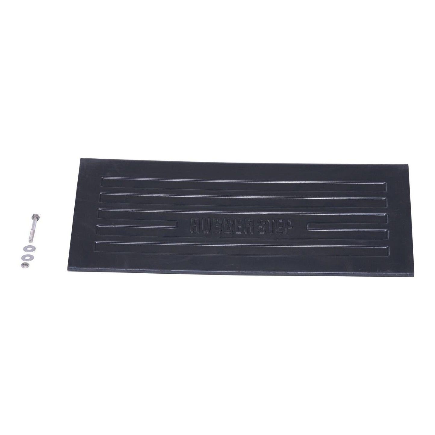 Rubber Multi-Purpose Ramp 10" x 23-1/5" x 3" – 5000 lb Capacity, Black