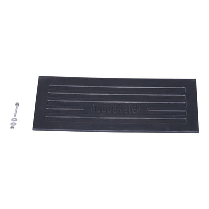 Rubber Multi-Purpose Ramp 10" x 23-1/5" x 3" – 5000 lb Capacity, Black