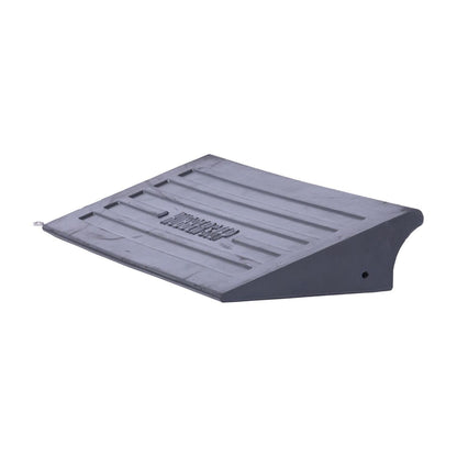 Rubber Multi-Purpose Ramp 10" x 23-1/5" x 3" – 5000 lb Capacity, Black