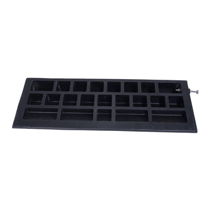 Rubber Multi-Purpose Ramp 10" x 23-1/5" x 3" – 5000 lb Capacity, Black