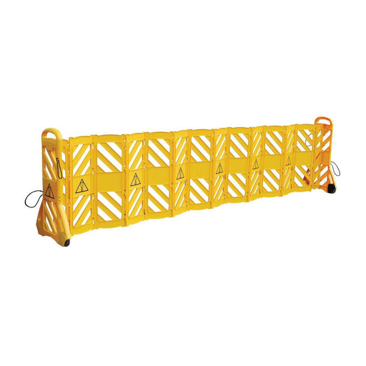 Plastic Mobile Safety Barrier 23 In. x 13 In. x 40 In.