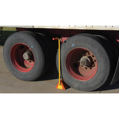 Molded Rubber Ergo-Handle Wheel Chocks
