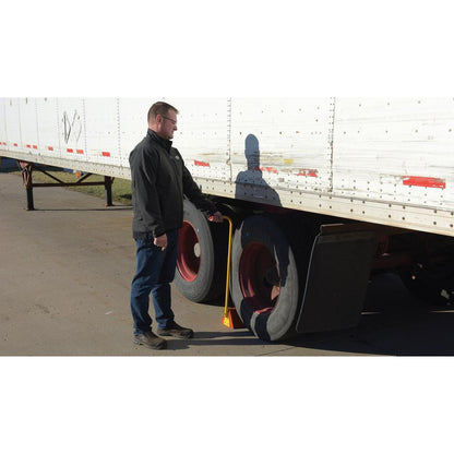 Molded Rubber Ergo-Handle Wheel Chocks