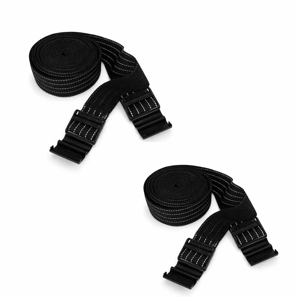 Black Reflective Strap (2-pack)