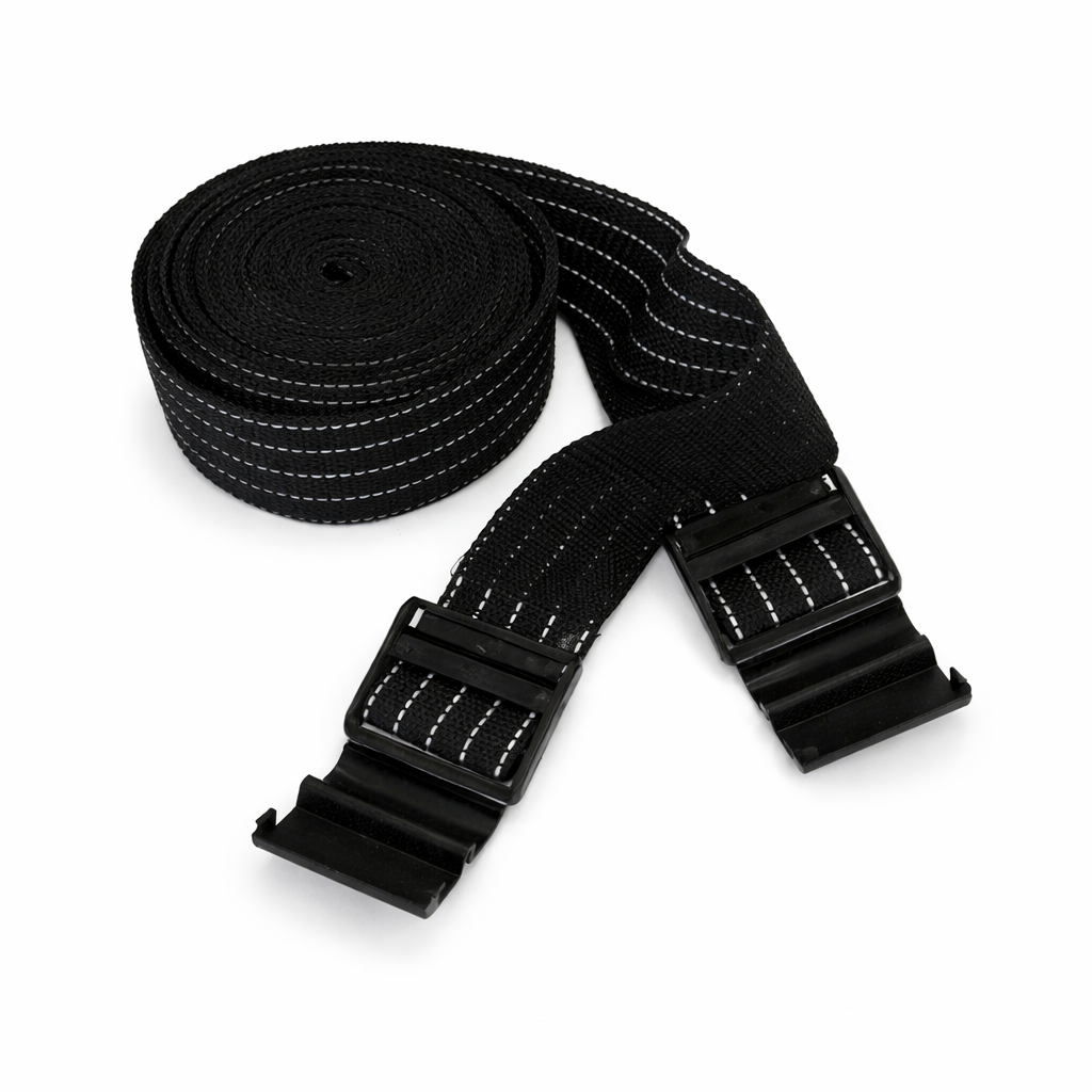 Black Reflective Strap (2-pack)