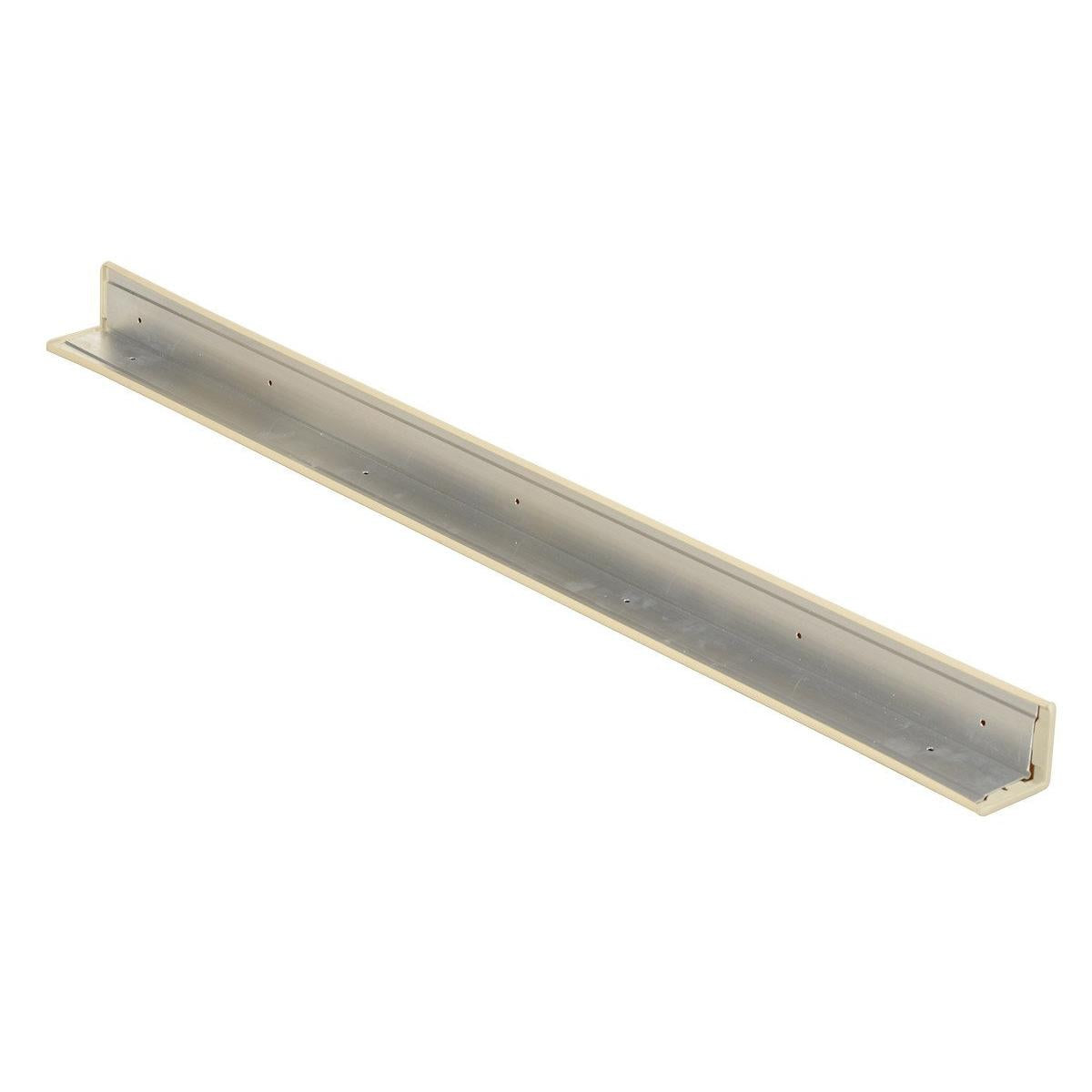 PVC Plastic Corner Protectors with Aluminum Insert 3Inx3Inx48In