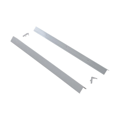 PVC Plastic Corner Protectors with Aluminum Insert 3Inx3Inx48In