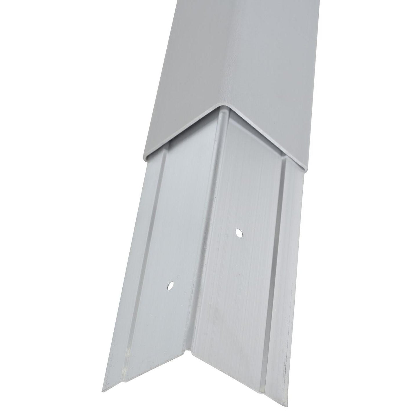 PVC Plastic Corner Protectors with Aluminum Insert 3Inx3Inx48In