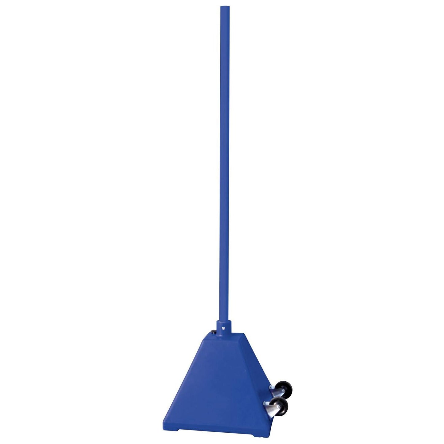 Low Density Polyethylene Plastic Pyramid Sign Bases with Steel Pole and Wheels