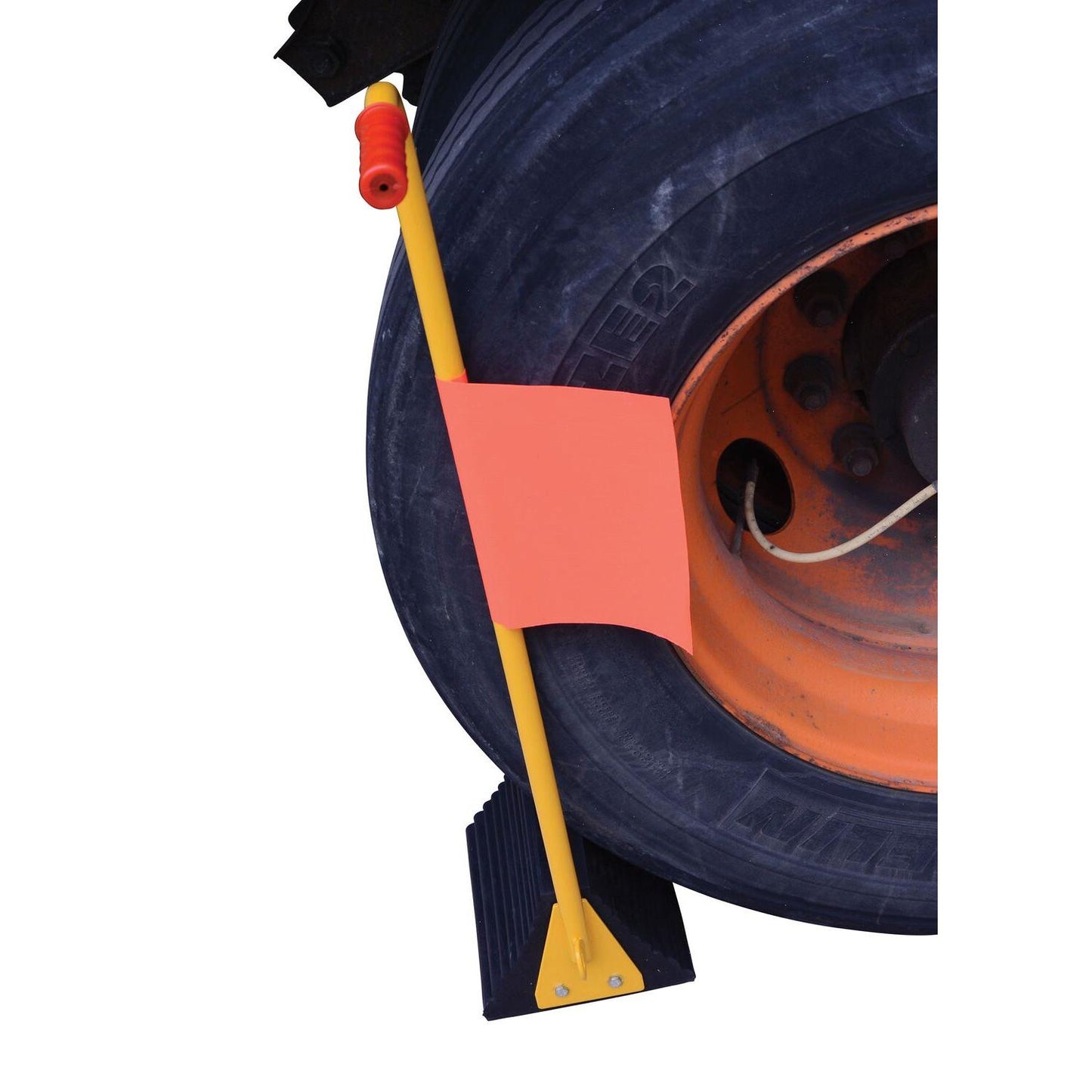 Molded Rubber Ergo-Handle Wheel Chocks