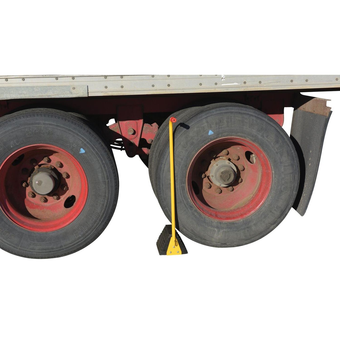Molded Rubber Ergo-Handle Wheel Chocks