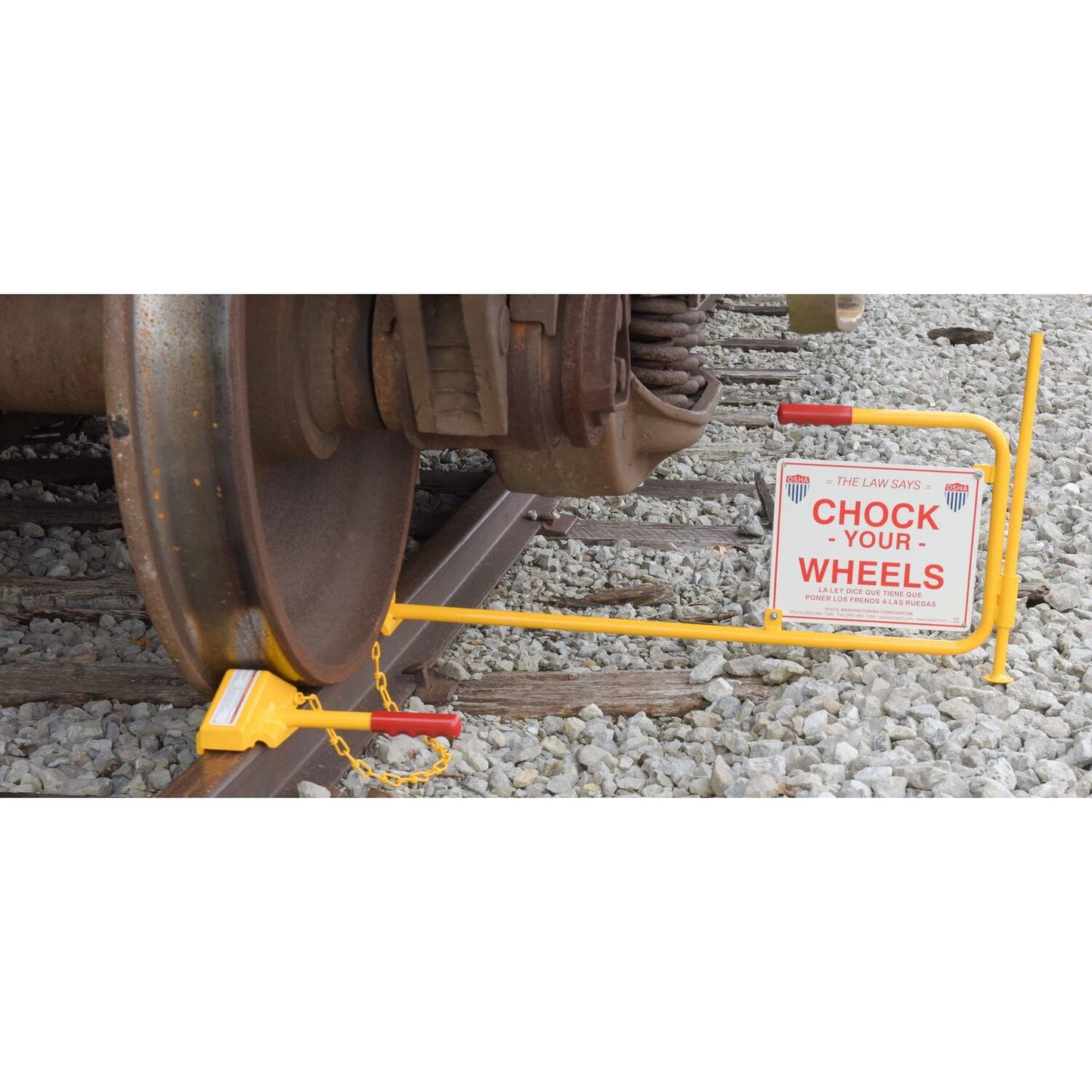 Universal Steel Rail Chocks