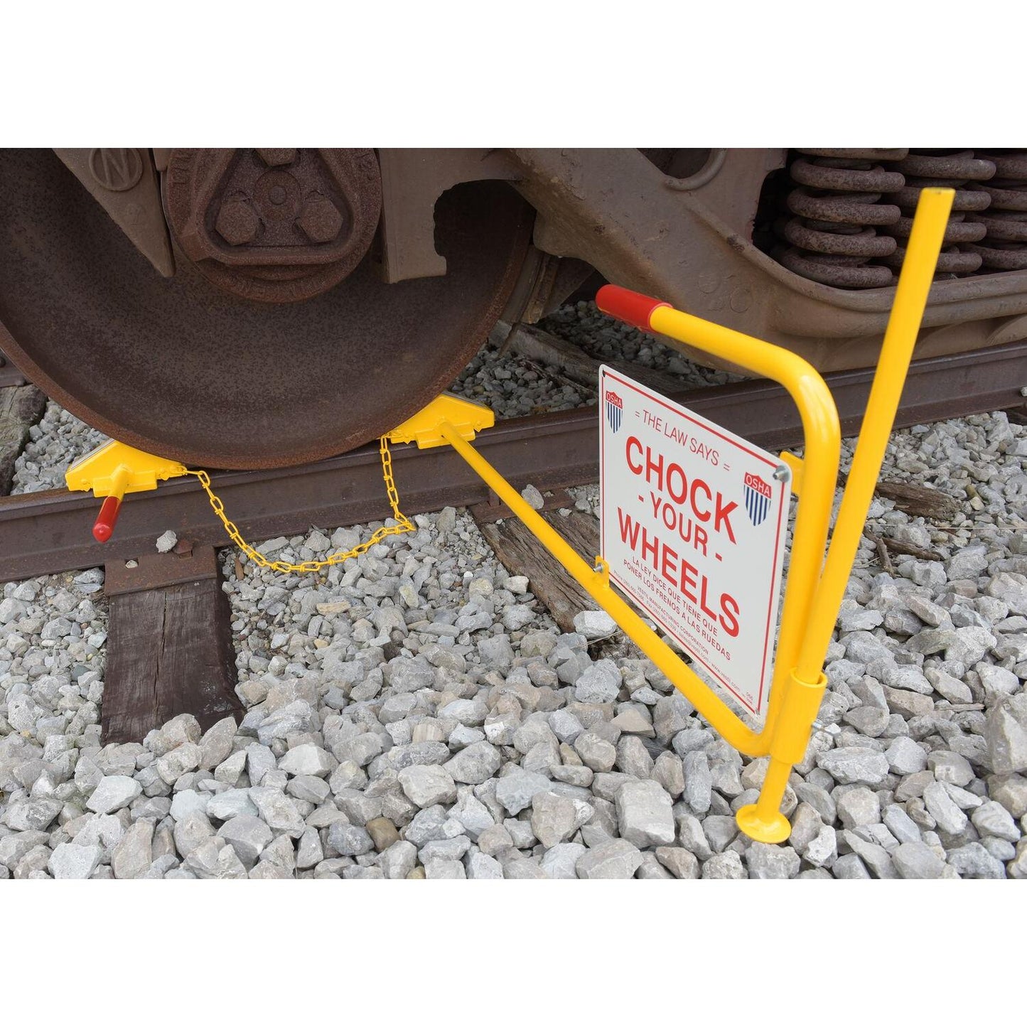 Universal Steel Rail Chocks