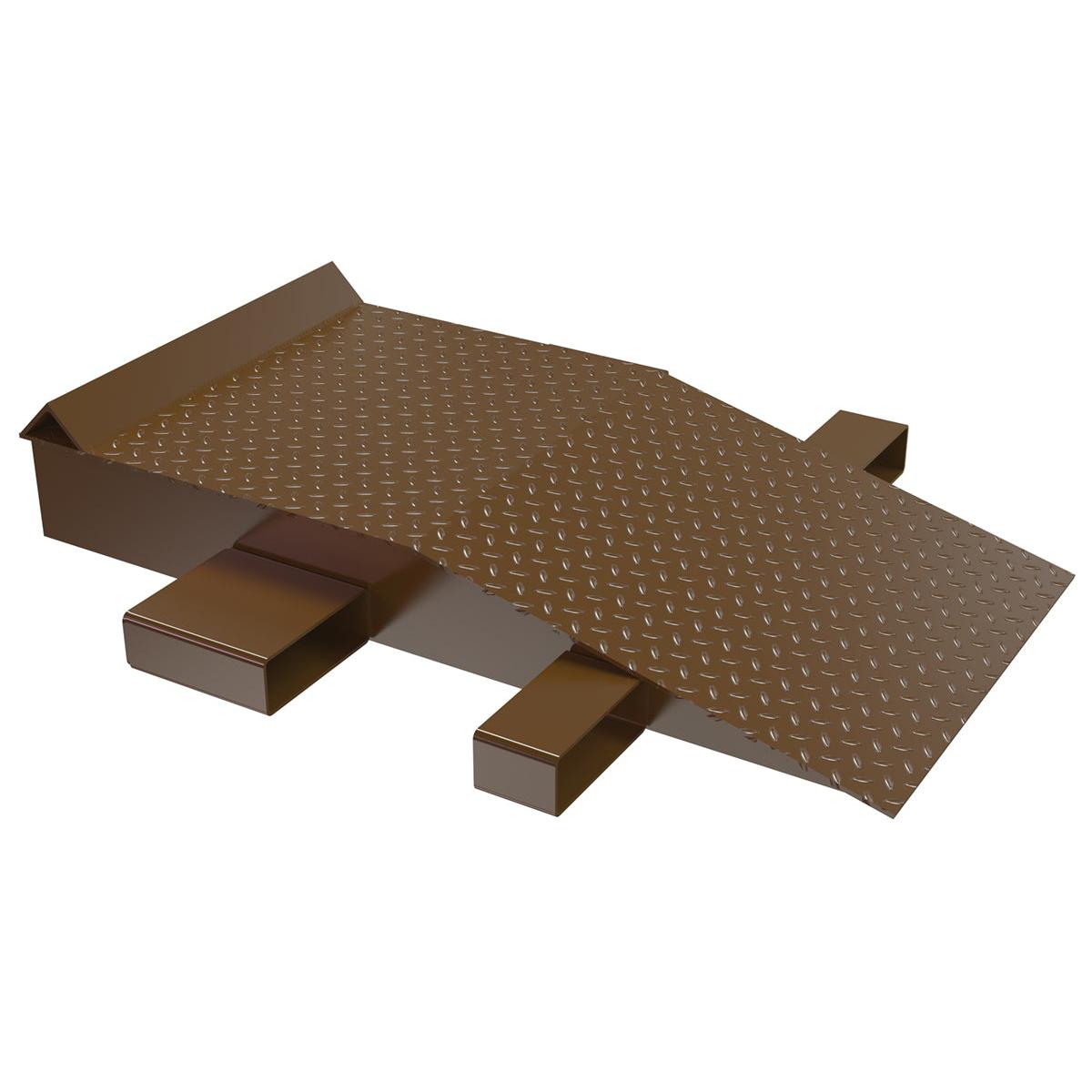 Steel Wheel Risers With Roll Off Guard