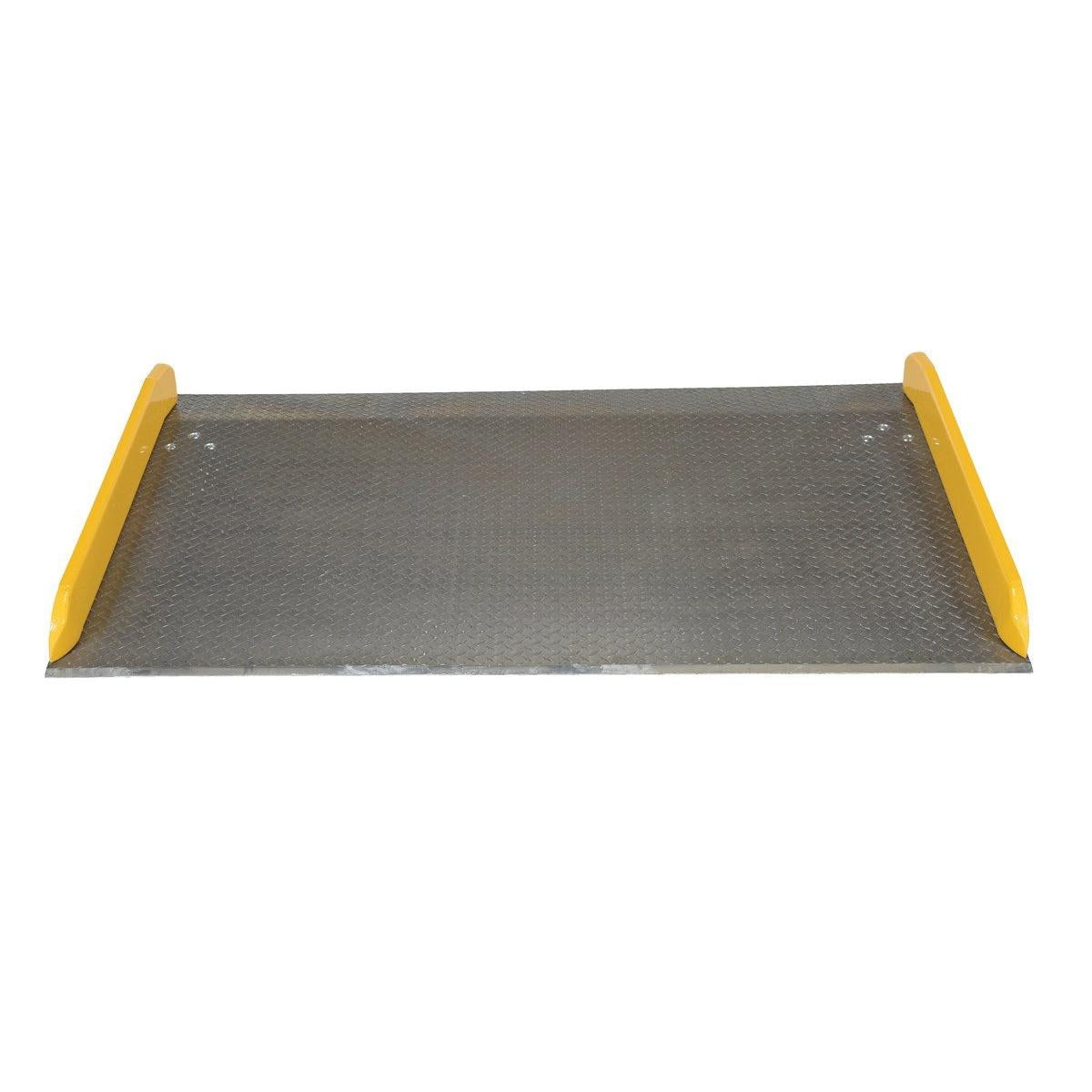 Aluminum Truck Dockboards with Steel Safety Curbs