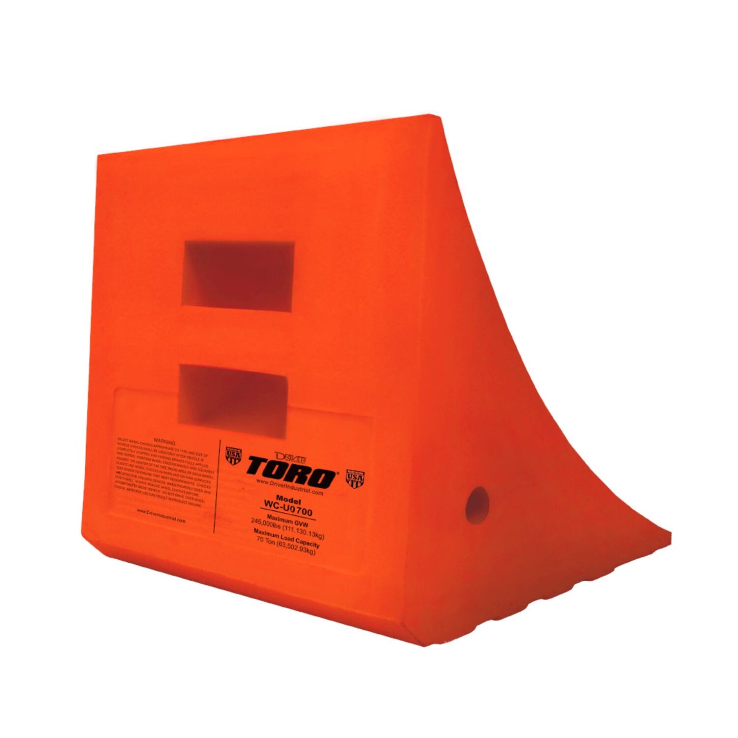 Urethane Heavy-Duty Wheel Chocks