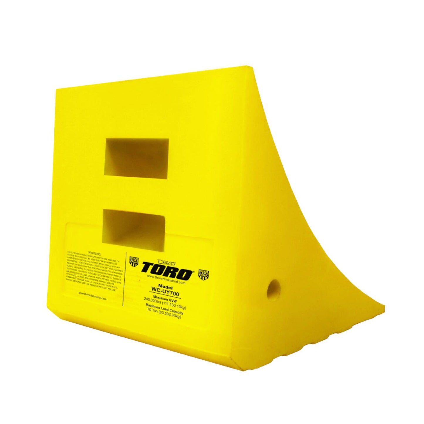 Urethane Heavy-Duty Wheel Chocks