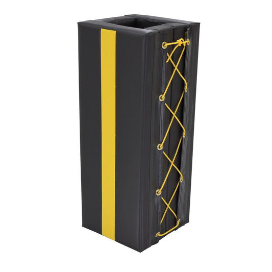 Vinyl Column Protective Pad Square - Black