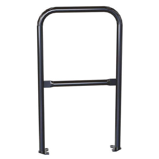 Steel Pipe Safety Railing with Welded Baseplate 2 Ft.