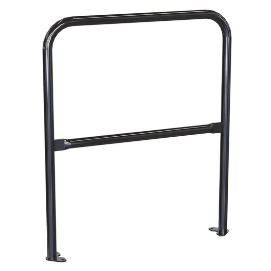 Steel Pipe Safety Railing with Welded Baseplate 3 Ft.