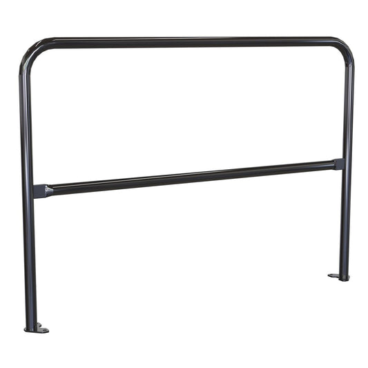 Steel Pipe Safety Railing with Welded Baseplate 5 Ft.