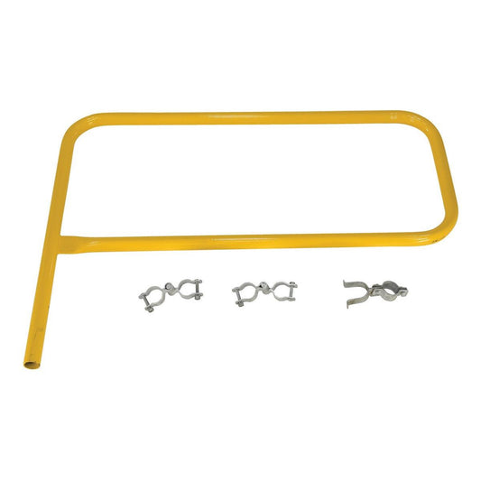 Steel Pipe Safety Railing Gate P-Shaped 36 In. x 36 In.