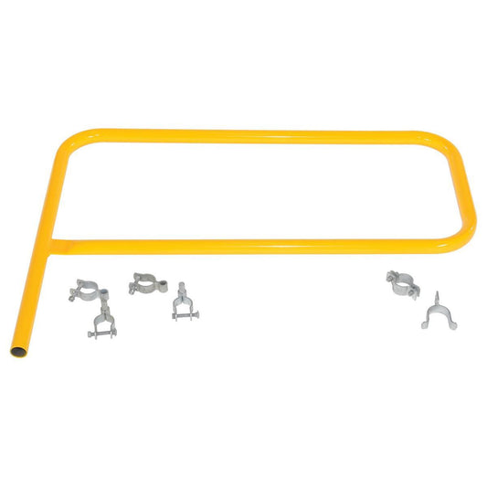 Steel Pipe Safety Railing Gate P-Shaped 48 In. x 36 In.