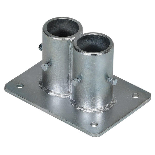 Galvanized Steel Double Socket Without Toe Board for Pipe Safety Railing