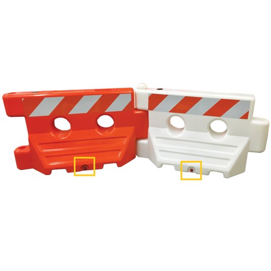 Drain Plug for Water Filled Barricade System