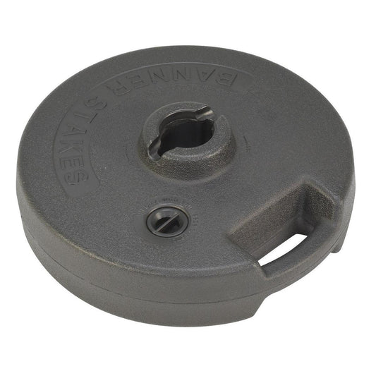 Plastic Web Barrier Base – Black