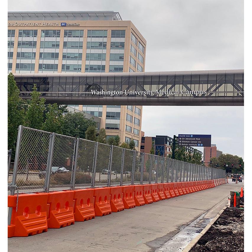 Fence Panel for Water Filled Barricade