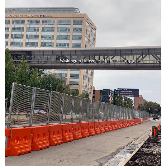 Fence Panel for Water Filled Barricade