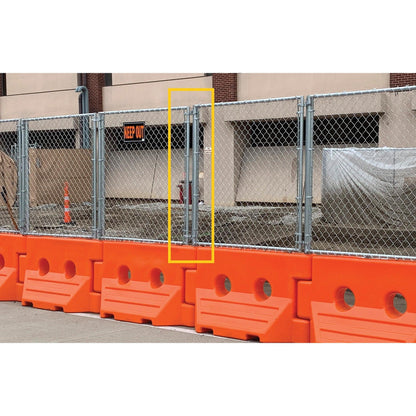 Fence Post for Water Filled Barricade