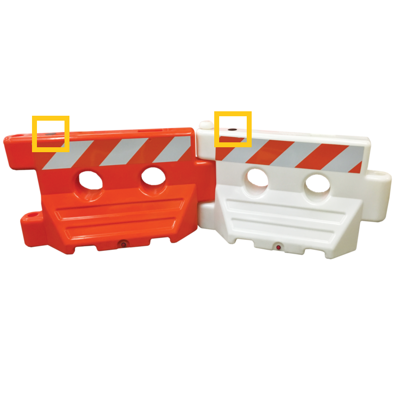 Replacement Caps for Water Filled Barricade System