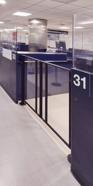 Dual Breakaway Barrier Gate