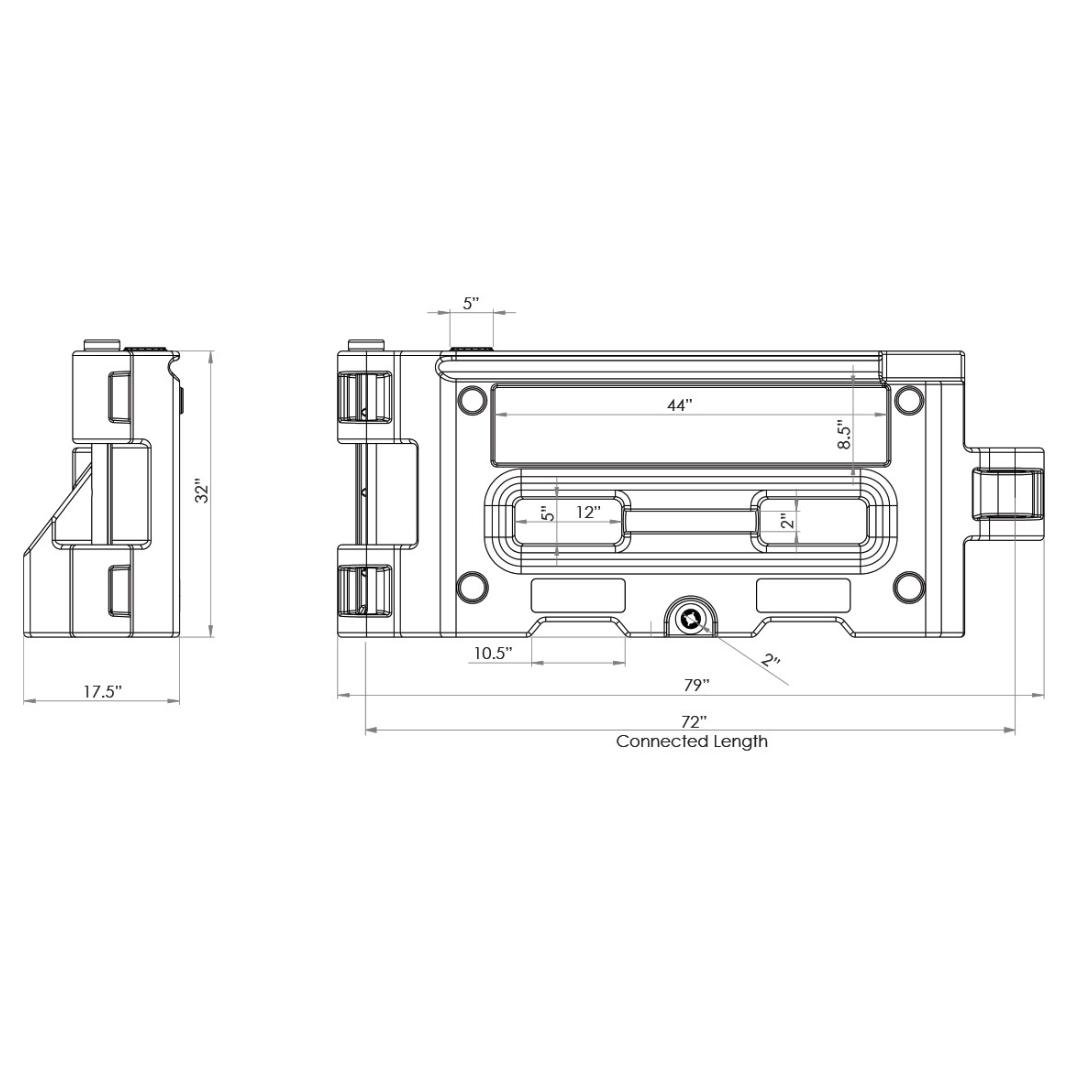 Hydrocade Water Filled Barricade System