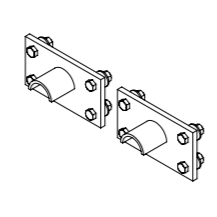 Wheel Riser Caddy Brackets and Hardware