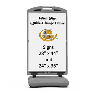 Quick-Change Wind Sign