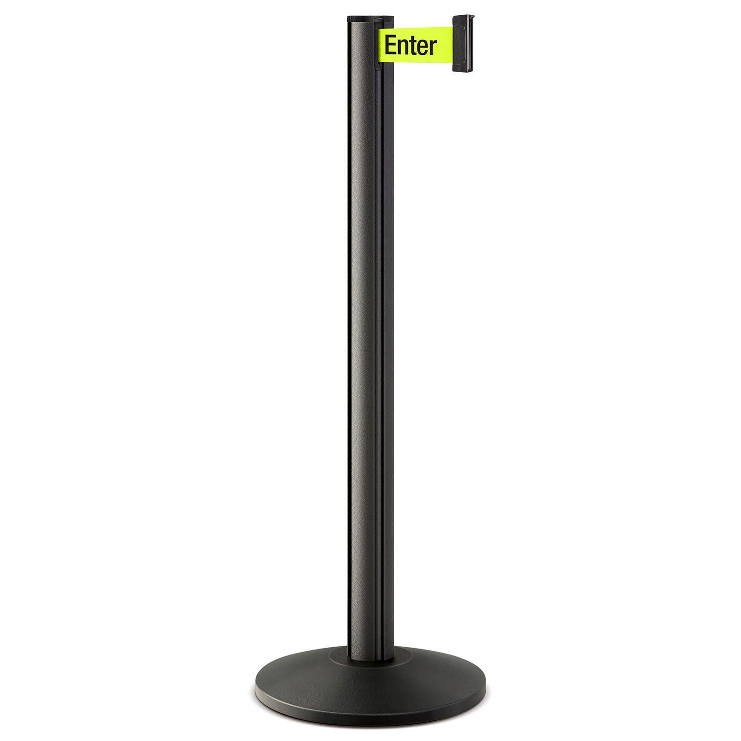 Wrinkle Black Beltrac 3000 Retractable Belt Stanchion