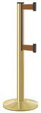 Gold ADA Compliant Double-Belted Stanchion